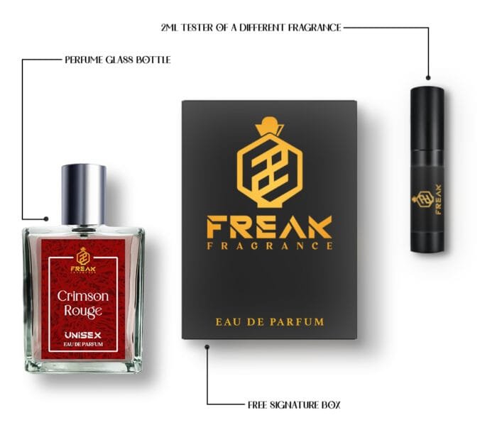 Freak Fragrance Crimson Rouge Inspired By Baccarat Rouge 540